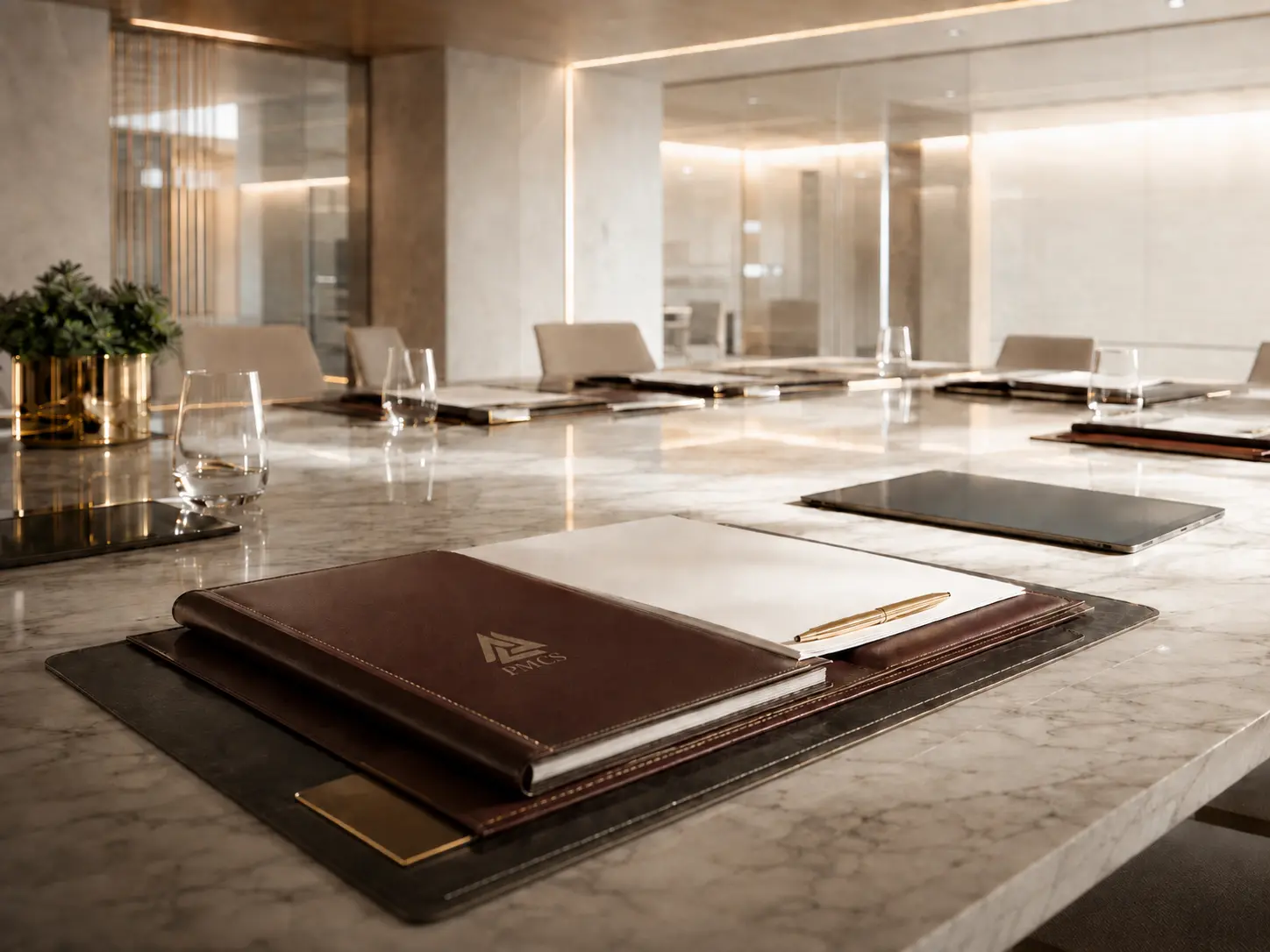 Conceptual boardroom setting representing governance and planning work